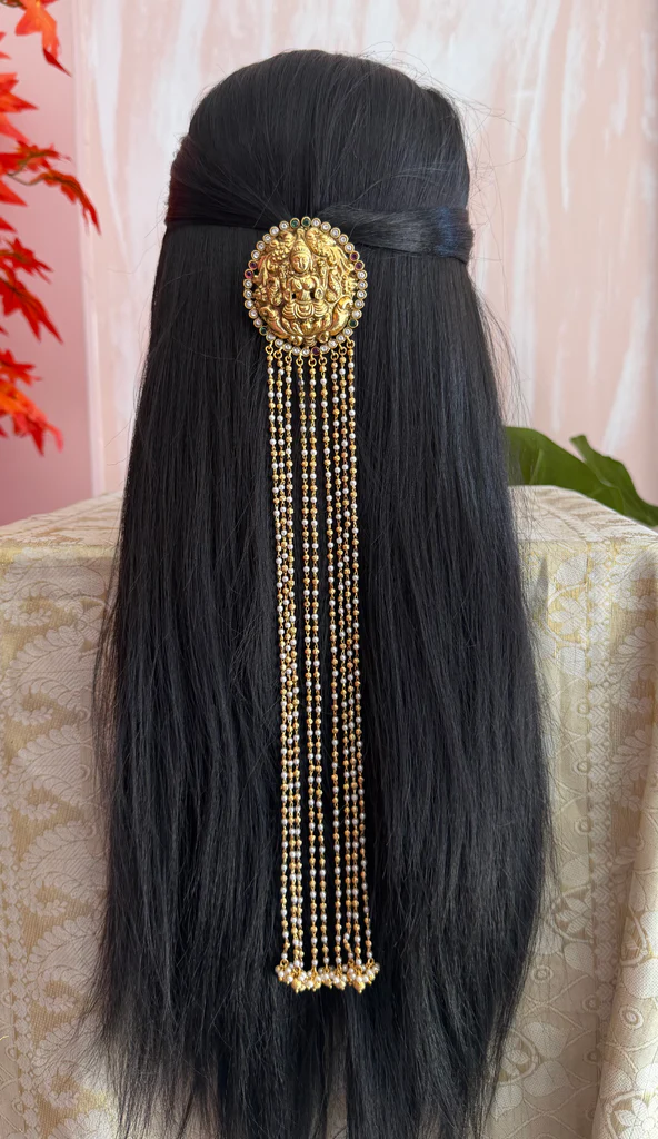 Antique Lakshmi Pearl Hair Jada Billais